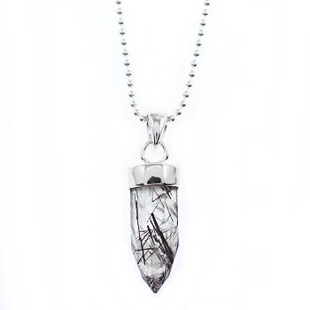 collier crystal silver jewelry -