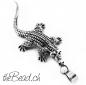 Preview: Krokodil Silber Anhänger schmuck onlineshop thebead