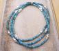 Preview: necklace with apatite and silver