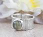 Preview: silber finger ring und finger ringe aus echtsilber und mondstein