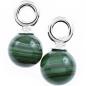 Preview: green malachite earrings
