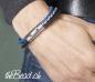 Preview: lederarmband geflochten thebead