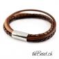 Preview: nappa lederarmband vintage antik optik