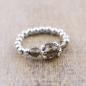 Preview: toller fingerring und silber ring aus 925 Silber mit Rauchquarz