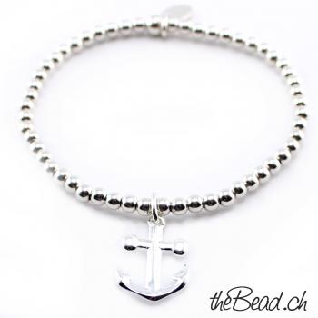 ANCHOR  925 silver braclelet