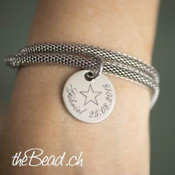 Bracelet with your personal engraving