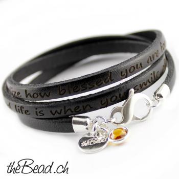 Leather Bracelet FAMILY BAND for the whole Family