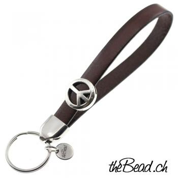 keychain with engraving PEACE
