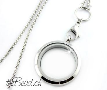 Medaillons in " Silver " with Chain