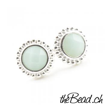 925 sterling silver with AMAZONITE