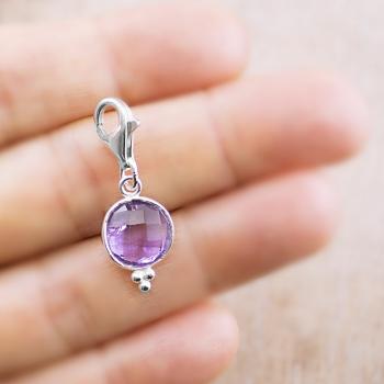 amethyst charm