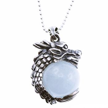 Dragon necklace made of 925 Silver