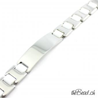 Armband mit Gravur aus Edelstahl theBead