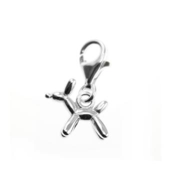 Minni Charm BALLON HUND aus 925 Silber