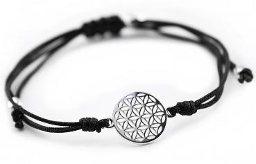 bracelet with 925 sterling silver flower of life