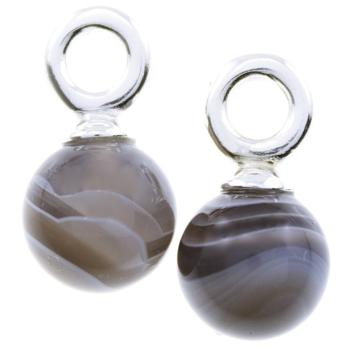 925 silver earring with botswana agate