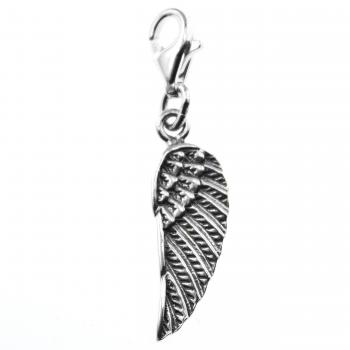 WING Charm 925 Sterling Silver