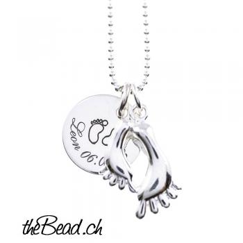 925 sterling silver necklace with engraving