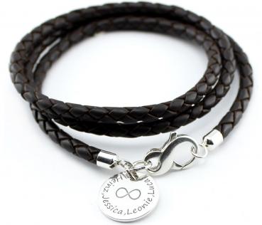 leather bracelet with personal engraving -
