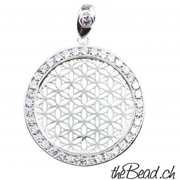 FLOWER OF LIFE 925 sterling silver pendant