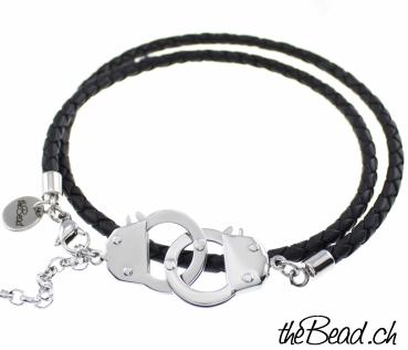 Anklet made of leather, hand cuffs