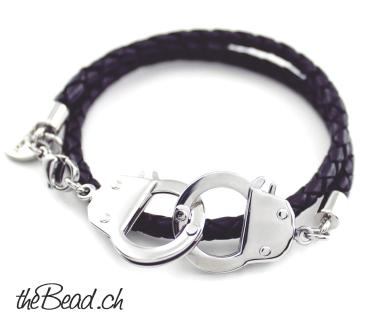 leather bracelet with cuffs theBead