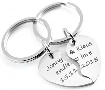 key chain heart