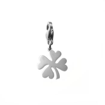 clover leaf charm made of stainless steel