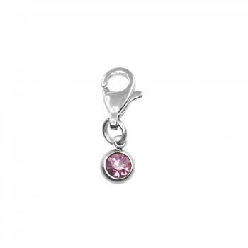 Minni STRASS Charm, heller Amethyst