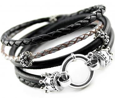 Leather Bracelet HIGHNESS black