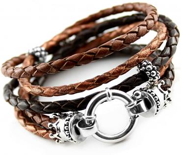 Leather Bracelet HIGHNESS brown