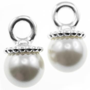 925 silver earring  pendants with shell pearls