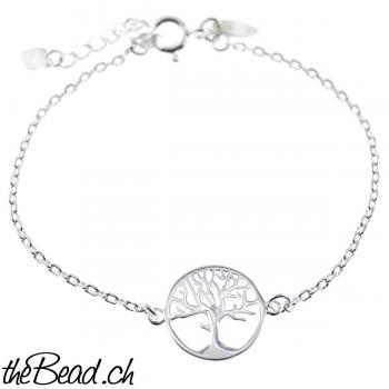 TREE OF LIFE  silver bracelet made of 925 sterling silver