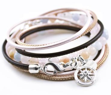 bracelet with compass pendant