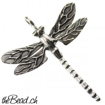 dragon-fly pendant made of 925 sterling silver