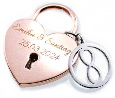 lovelock in bronce with personal engraving