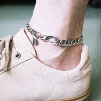 men anklet made of stainless steel