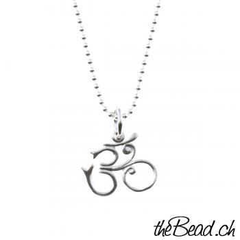 Silver Necklace with OM pendant