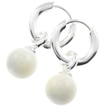 925 silver earring with mother of pearl