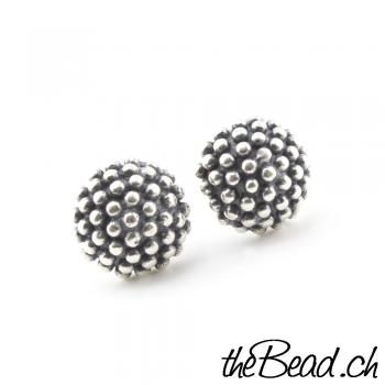 earrings made of 925 sterling silver dots