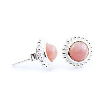 rosa andenopal earrings 925 silber