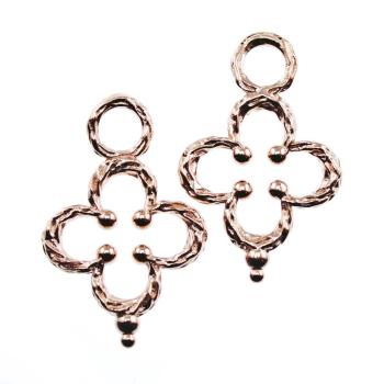 925 silver pendants rosegold plated