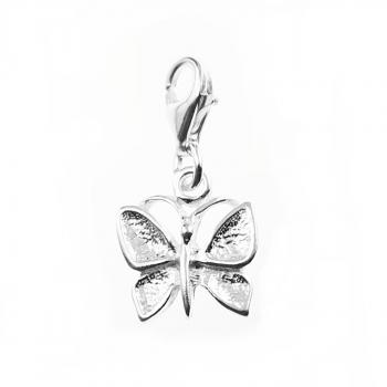 butterfly silver charm