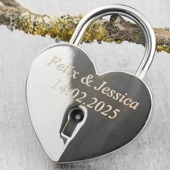 lovelock in red with personal engraving