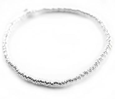 silver beads bracelet by thebead