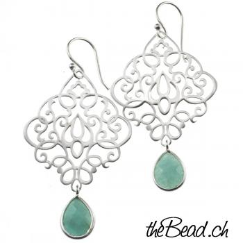Earrings made of 925 sterling silver