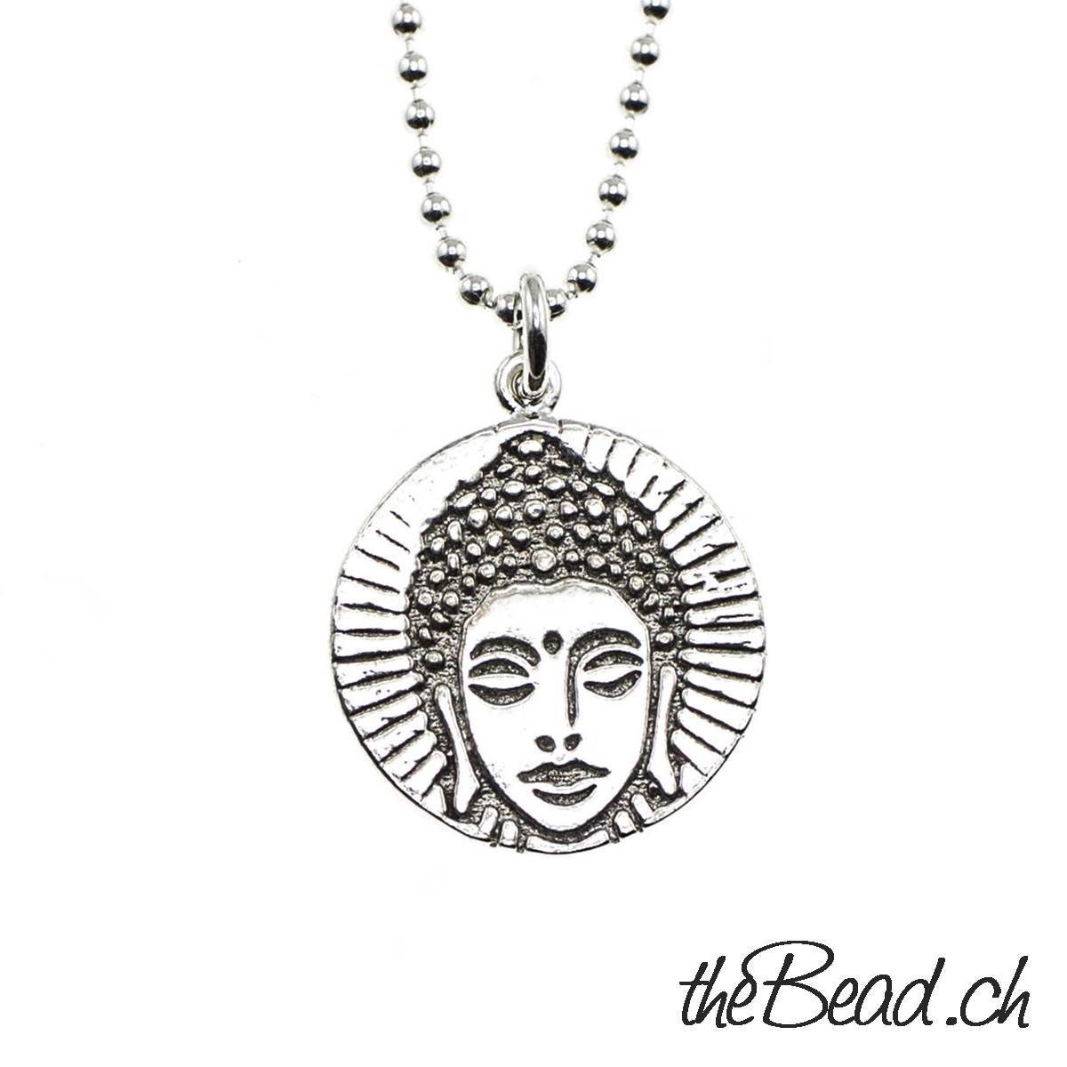 online kaufen * buddha Anhaenger Halskette 925 Schmuck