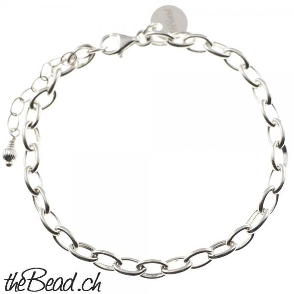 one size 925 massiv sterling silber armband und armbänder aus ringen aus 925 sterling silberschmuck von thebead erbsketten