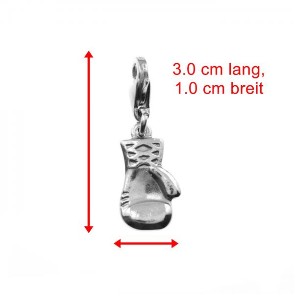 Charm mit Boxhandschuh Edelstahl Charm Anhänger