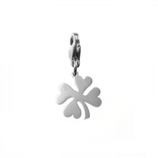 Charm Anhaenger mit Kleeblatt